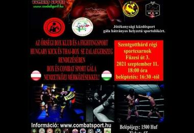 Az Őrségi box klub és a fightingsport hungary kick és thai box Se Zalaegerszeg rendezésében box és combat sportgála nemzetközi mérkőzéssel