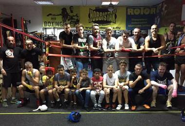 A South Area Boxing Club Eisenstad látogatása a Hobbisták Se-ben